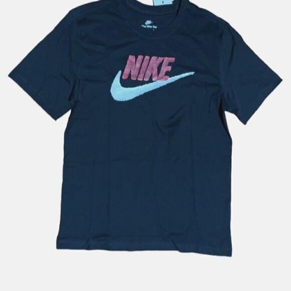 Nike Futura Logo Graphic Tee, T-Shirt, Black/Red AR4993-013 Medium NWT - Picture 6 of 6